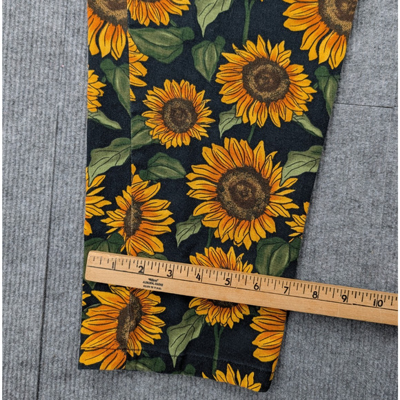 Lucy & Yak Overalls Womens12 Long Sunflower Organic Cotton Boho Kidcore Garden - Picture 9 of 11